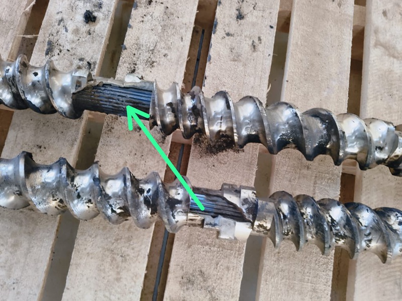 Чаму шруба гранулятара WPC ламаецца падчас працы?