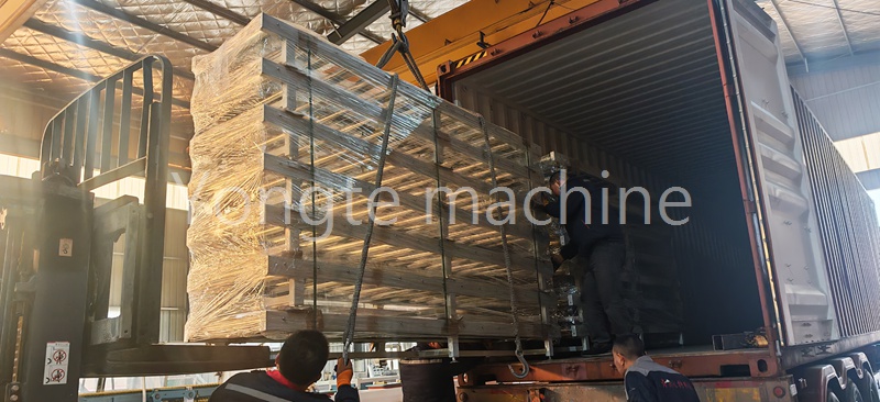 Yongte machine ship to Romania